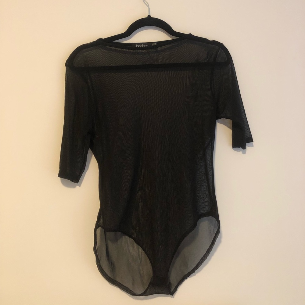 Mesh black bodysuit